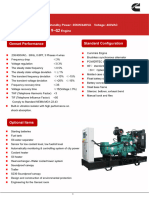 Cummins - 50 kVA Specs