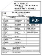 Minggu 23 Juli 2023 (Panji Porsea)