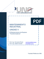 U5 - Mantenimiento de Equipos - Transformadores