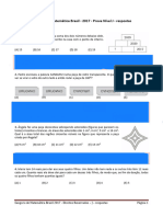 Resoluções Prova Nível J 2017