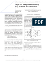 Optimized Design and Analysis of Microstrip Antenna Using Artificial Neural Network