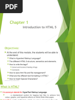 Chapter 1 Introduction To HTML5