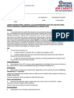 BGW - IWT - Non Residential - Joining Instructions (Azimghur Barracks) L98A2