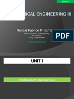 Permeability and Seepage - Unit I