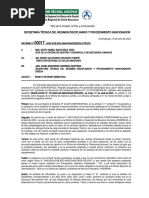 Informe de Expedientes Pendientes