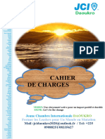 Cahier de Charge 2021