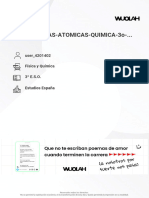 ESTRUCTURAS ATOMICAS QUIMICA 3o ESO