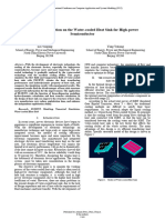 Numerical Simulation On The Water-Cooled Heat Sink For High-Power Semiconductor