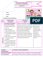 Actividad de Aprendizaje 29 de Septiembre