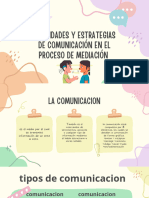 Habilidades y Estrategias de Comunicación en El Proveso de Mediación