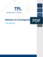 Guía Didáctica Metodos de Investigacion