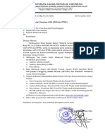 Contoh Surat Permintaan Pemetaan Dan Penataan ASN (PNS Dan PPPK) Kemenag Inhil