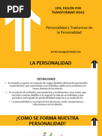 Personalidad y Trastornos de La Personalidad