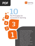 10 Principles For Successful E Learning