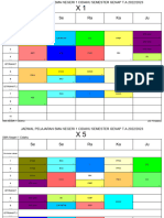 Jadwal Kelas 2023 Revisi