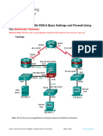 9.3.1.2 Lab - Configure ASA 5506-X Basic Settings and Firewall Using CLI - Instructor