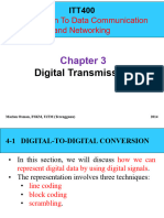 Introduction To Data Communication and Networking: Digital Transmission