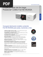 Ficha Técnica PowerLite L530U