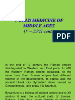 World Medicine Of Middle Ages: (V - ХVІІ cent.)