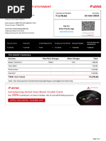 Postpaid Monthly Statement: Pay Via Airtel Thanks App