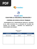 Plan para La Vigilancia, Prevención y Control de COVID-19 en El Trabajo-Jr. Ayacucho