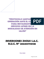 Protocolo - Restaurantes - y - Afines - Con - Atención - en - Salón - INVERSIONES ZHOUS S.A.C.