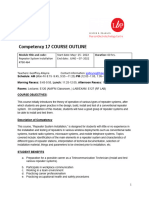 Repeater System Installation in Centre Teaching Course Outline - Spring - 2022