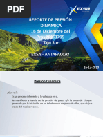 Reporte de Presion Dinamica - Antapaccay