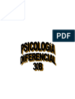 Psicologia Diferencial