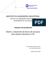 Diseño y Desarrollo de Banco de Ensayos para Piezas Impresas en 3D - TFM-I-1516