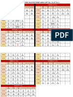 TIMETABLE (30 Oct-5 Nov)