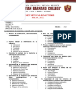 05-Exámen Psicología 2do Secundaria - Octubre