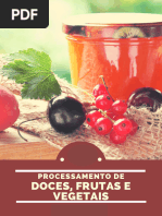 E-Book Processamento de Doces Frutas e Vegetais