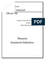 Hidraulico Memoria Descriptiva