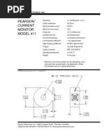 Pearson Current Monitor MODEL 411