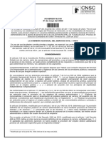 Acuerdo 333 31 de Mayo Del 2022: La Comisión Nacional Del Servicio Civil - CNSC