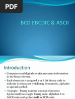 BCD Ebcdic & Ascii