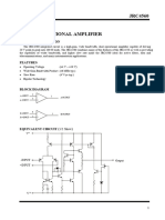 Dual Operational Amplifier: General Description