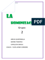 Hominización: Grupo