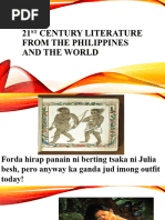 21st Century Literature From The Philippines and The