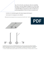 Problemas Dinámica de Rotacion y Momento Angular