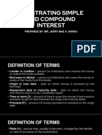 Illustrating Simple and Compound Interest