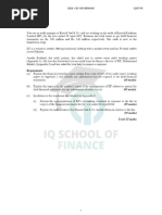 MSA 01 Summer 2022: Iq School of Finance Msa 1 by Sir Ibrahim Iqsf - PK