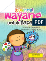 Mewarnai Wayang Untuk Bapak (Saptorini)