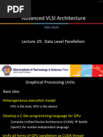 Lecture 29 GPU Architecture Example