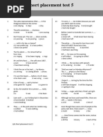 Upper Int Advanced - PlacementTest