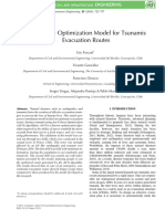 Ant Colony Optimization Model For Tsunamis Evacuation Routes