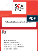Web Services Automation-Testing Eng