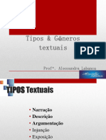 Aula 2 - Tipos Textuais