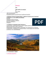 Alto Douro Vinhateiro Trabalho de Geografia